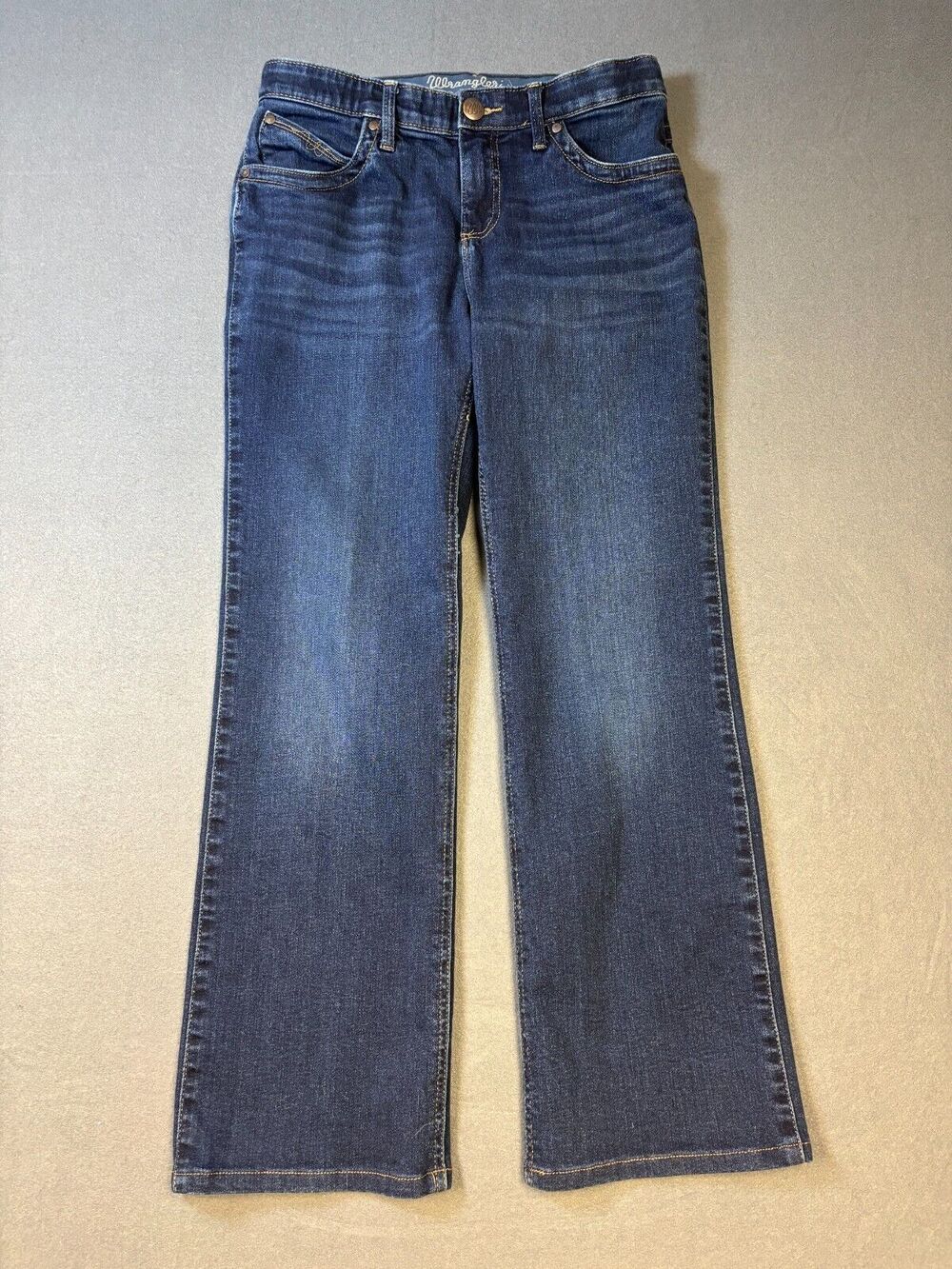 Wrangler Q-Baby Women's Size 7x28 Ultimate Riding Jean Denim Dark Wash Bootcut
